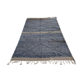 Berber carpet blue Zanafi style 186x316 cm