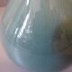 Celadon blue soliflore vase