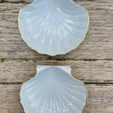 Lot 2 porcelain shells Hôtel de Crillon