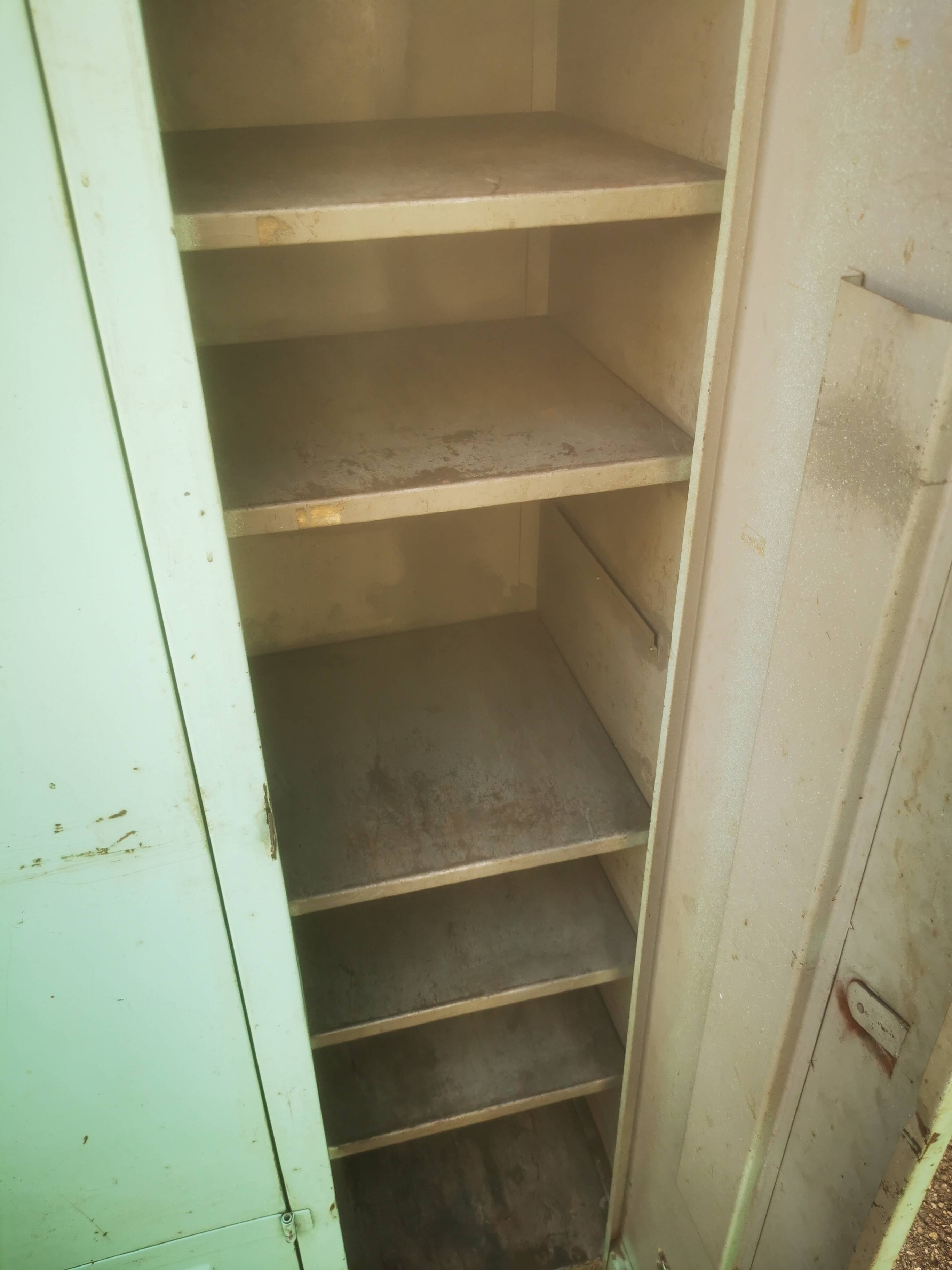 Vintage metal locker cabinet