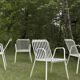 Chaises de jardin en métal vintage italiennes des années 1950 - ensemble de 4