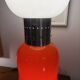 Carlo Nason for Mazzega – Large red Murano glass lamp and opal.