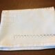OLD TABLECLOTH WITH HAND EMBROIDERY--DAY SCALE WORKS IN V
