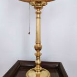 Golden metal lamp