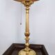 Lampe en métal doré
