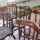 Series of 6 western chairs