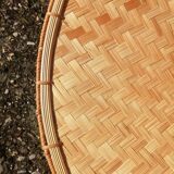 Vintage palm leaf pendant light