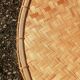 Vintage palm leaf pendant light