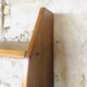 Vintage wall shelf with two shelves, 1970's