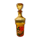 60's yellow glass decanter