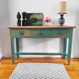 Patinated Balinese console