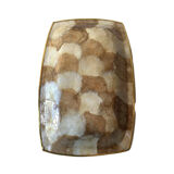Top in mother-of-pearl and vintage brass