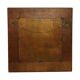 Vintage Square Bamboo and Rattan Mirror Boho 70cm
