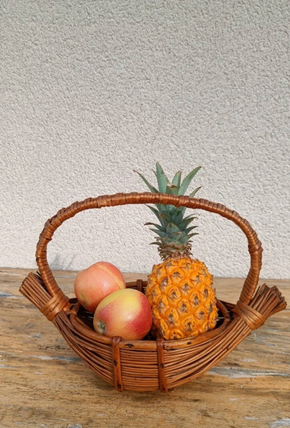 Antique wicker basket