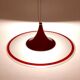 Red Suspension Mid-Century, Italy, 1960s