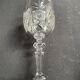 10 Bohemian cut crystal wine glasses