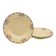4 deep plates, oak and acorn.