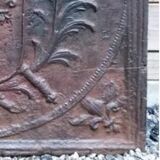 Fireplace plate France weapon