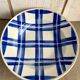 6 hollow plates of Badonviller earthenware