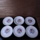 5 flat plates and 1 deep plate Sarreguemines "Dole"