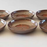 6 Blanot stoneware plates