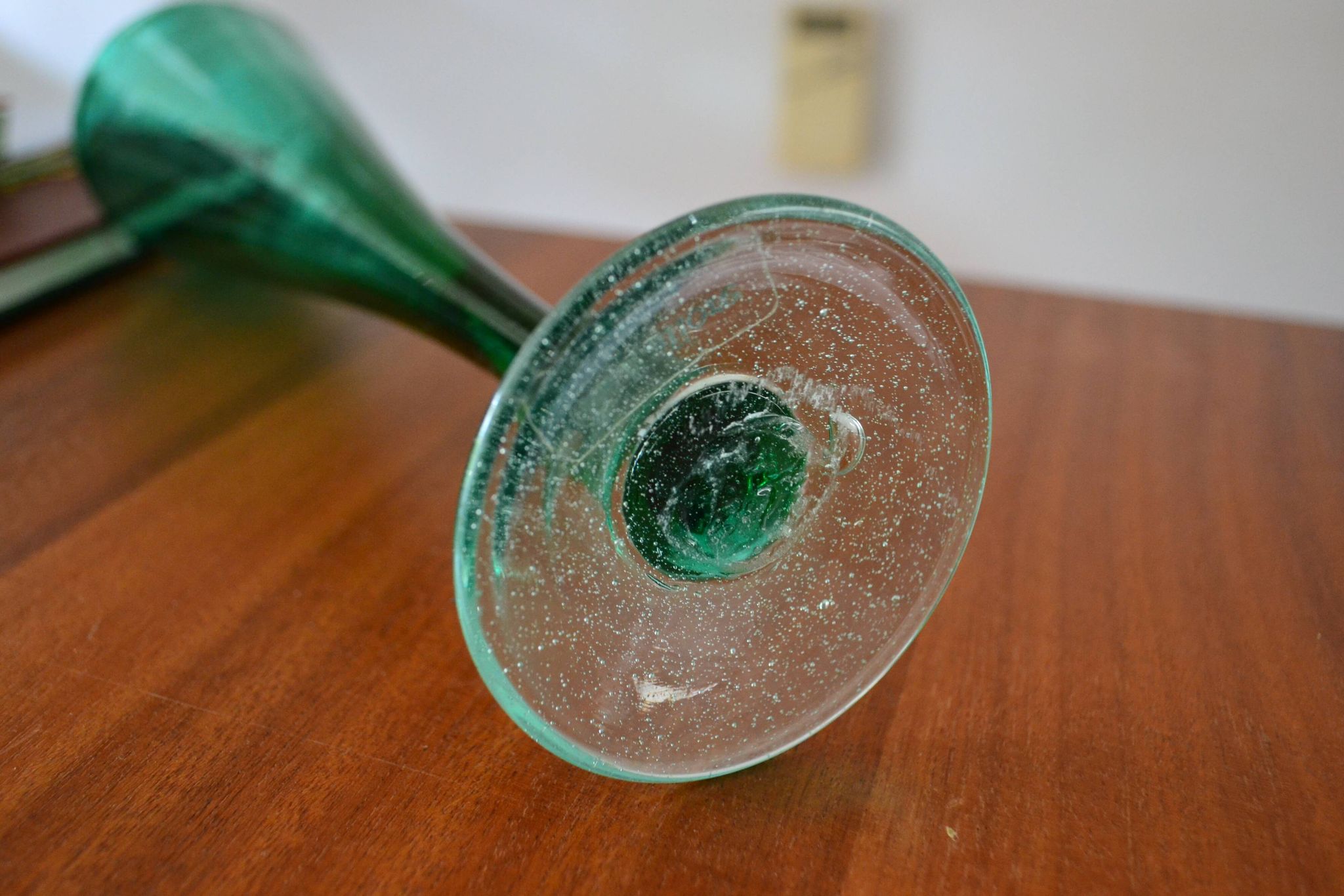 Vase soliflore verre soufflé Lafiore Majorque 27cm