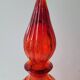 Italian red glass carafe