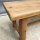 Farmhouse coffee table raw oak natural shade
