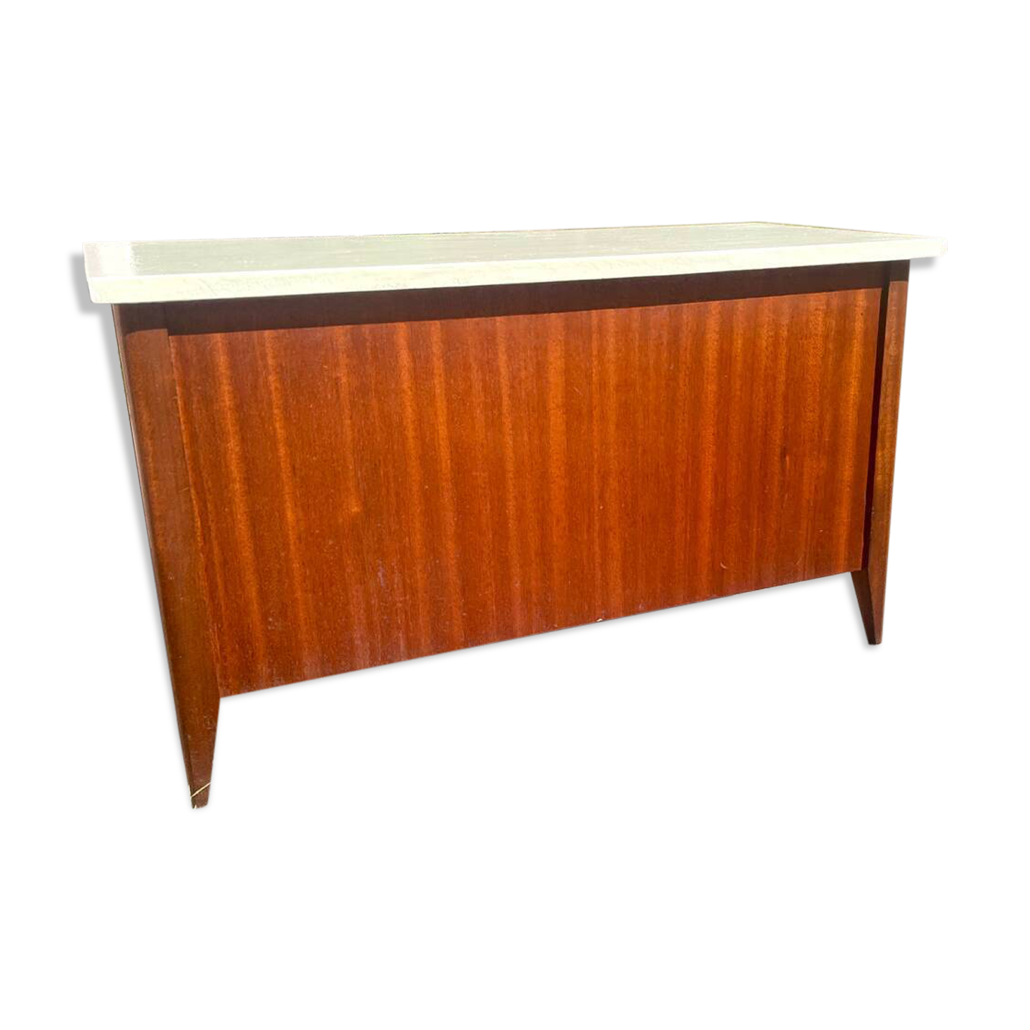 Vintage chest bench 1960. Sapele veneer