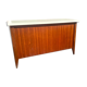 Vintage chest bench 1960. Sapele veneer