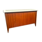 Vintage chest bench 1960. Sapele veneer