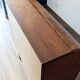 Bureau secrétaire à cylindre teck midcentury