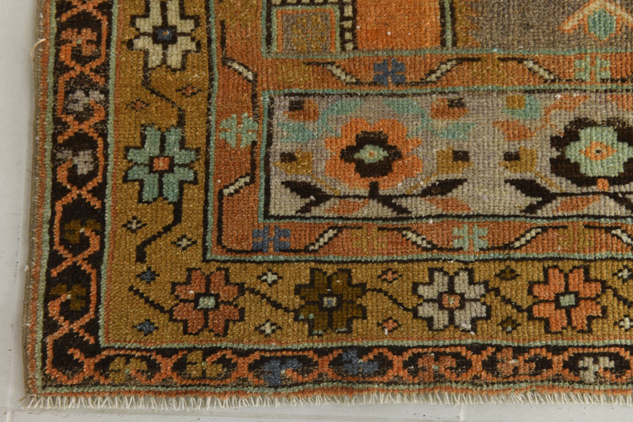 Tapis de couloir vintage long et large 3x9, 105x290 cm