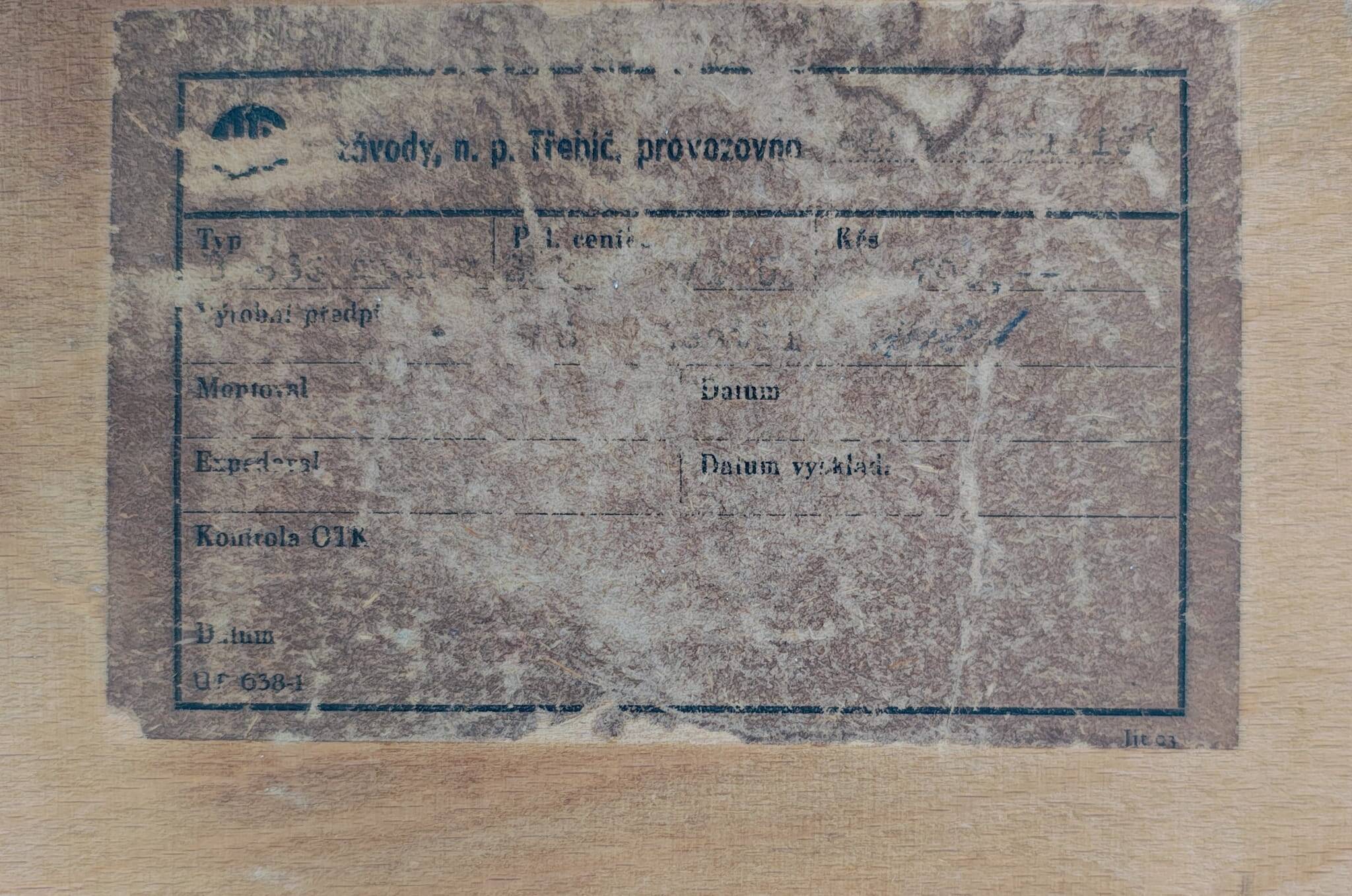 Czechoslovakian Extendable Dining Table by Jindřich Halabala for Up Závody