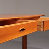 Italian Architect's Walnut desk, Gianfranco Frattini for Bernini 1950