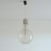 Vintage 1970s Peill and Putzler bubble glass pendant light