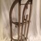 Luge vintage en bois une personne