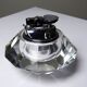 Vintage table lighter in Murano crystal, attributed to Antonio Imperatore, 70s.