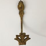 Golden brass patère