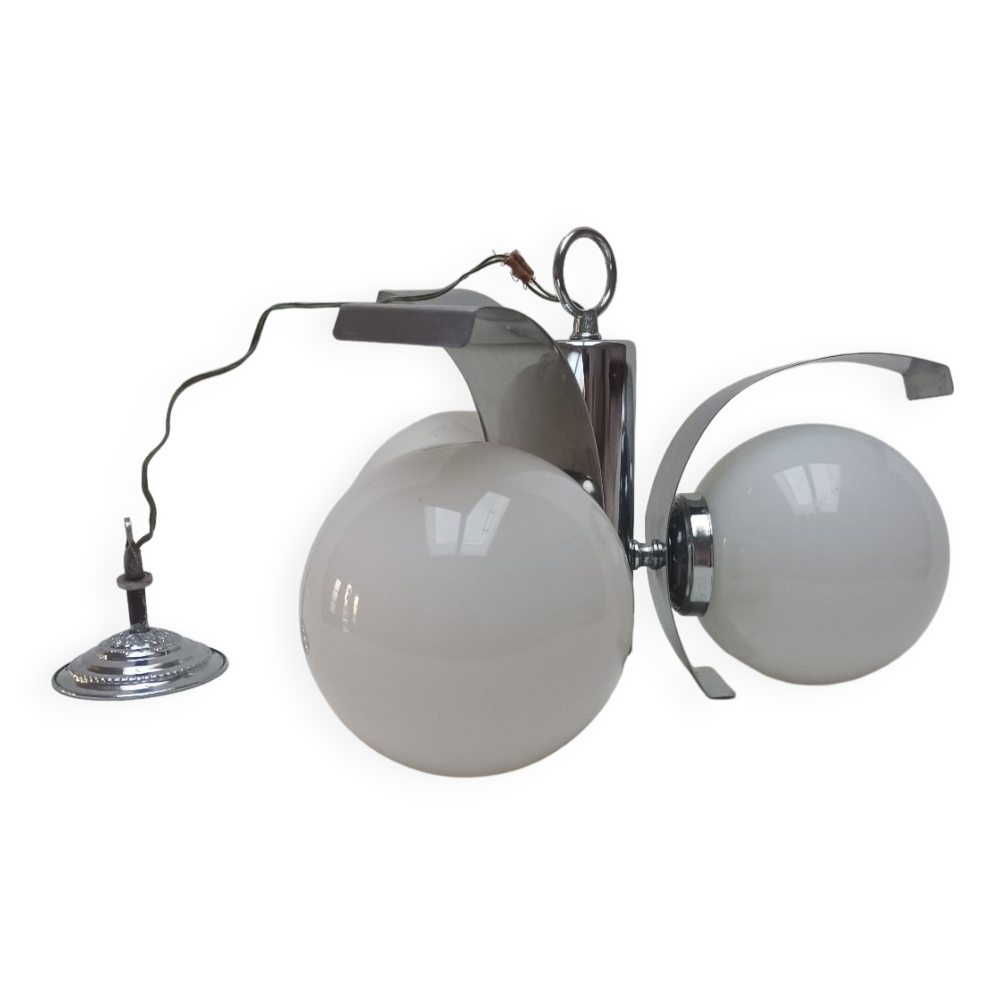 Lampe à suspension Space Age années 60/70