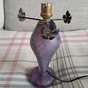 Lampe vintage en pâte de verre