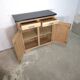 Small kitchen cabinet / small Mado sideboard in raw wood, 1950