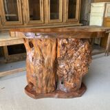 Brutalist style bar in elm