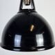 Vintage Industrial Black Painted Pendant Lamp