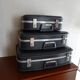 Suite 3 pull-out suitcases vintage stewardess 1960