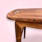 Table basse en teck par Johannes Andersen pour CFC Silkeborg, Danemark 1960