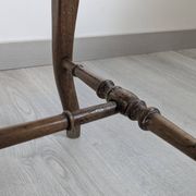 Napoleon III caned piano bench — bourgeois house spirit