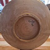 Handmade earthenware fruit bowl