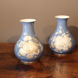Pair of porcelain XIX vase