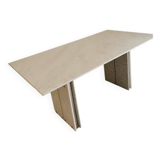 Dining room table or marble desk year 1980